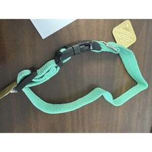 Coastal New Earth Soy Dog Collar S/M 12-18 In Green Adjustable Eco Friendly‎